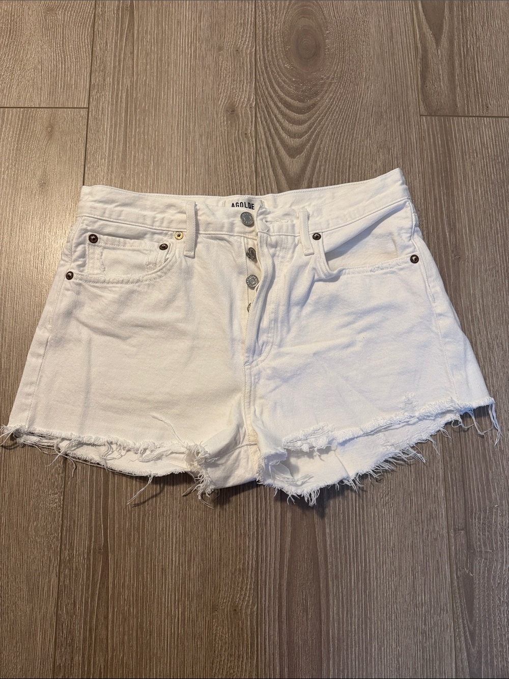 Agolde White Parker 26